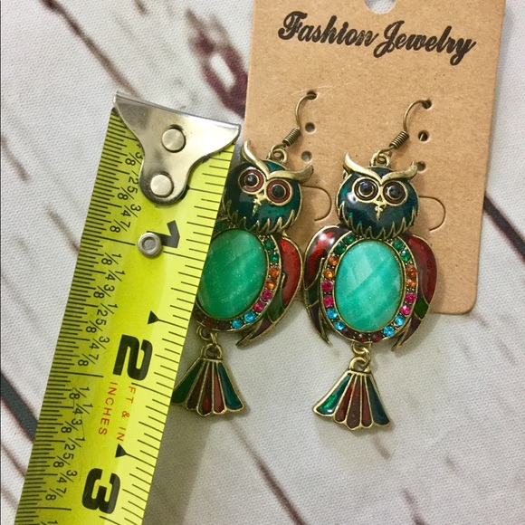 Owl Fashion Earrings - Picture 2 of 3